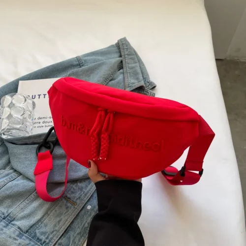 Half-Moon Fanny Packs - Trendy PU Leather Bags for Fashionistas