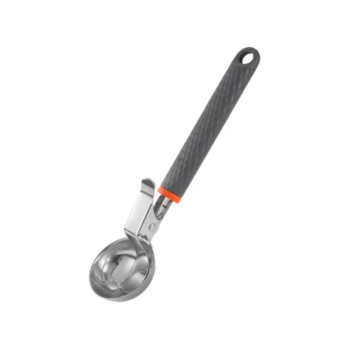 Stainless Steel Ice Cream Scoop with Silicone Handle | Durable Dessert Tool
