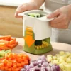 Multifunctional Vegetable Cutter – Hand Pressure Vegetable Cutter for Carrot, Potato, Onion, and More, Practical Vegetable Dicing Tool