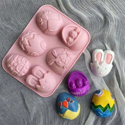 3D Easter Bunny Silicone Mold for Chocolates Jelly Pudding and Cake Decorating - Image 4