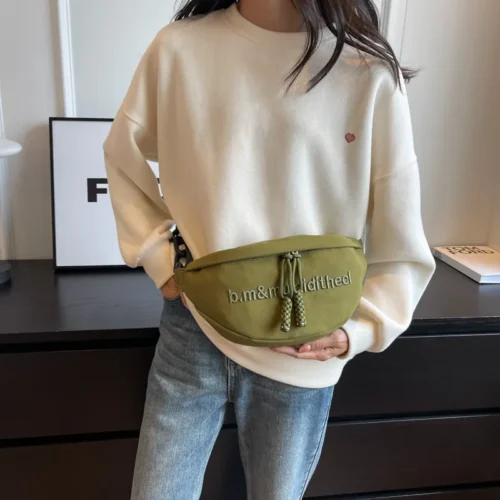 Half-Moon Fanny Packs - Trendy PU Leather Bags for Fashionistas