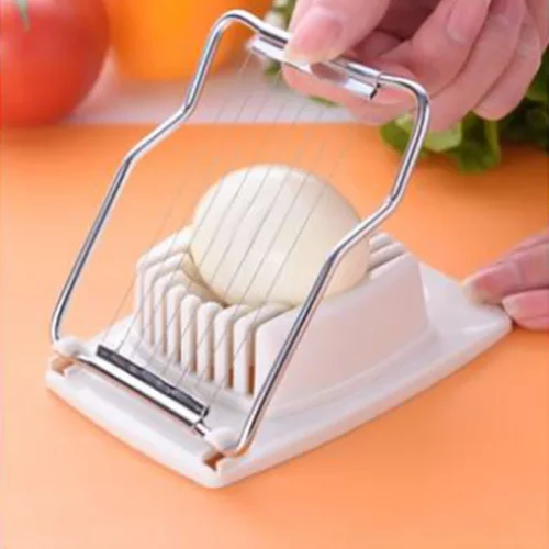 Stainless Steel Egg Slicer: Versatile Kitchen Tool for Perfect Slices and Chops
