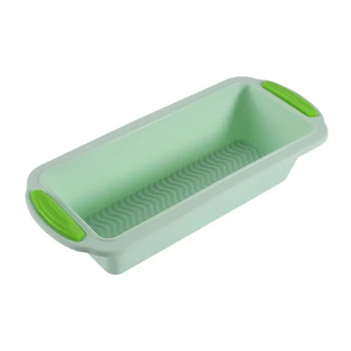 Rectangular Two-Color Silicone Toast Baking Tray: Non-Stick Cake and Bread Baking Mold