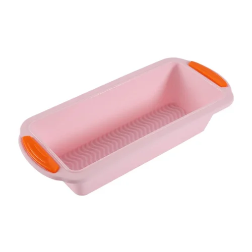 Rectangular Two-Color Silicone Toast Baking Tray: Non-Stick Cake and Bread Baking Mold