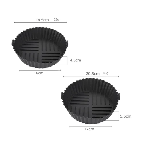 High-Quality Silicone Air Fryer Baking Tray – Durable, Heat Resistant, and Easy to Clean