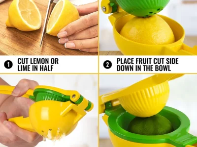2-in-1 Metal Hand Press Juicer