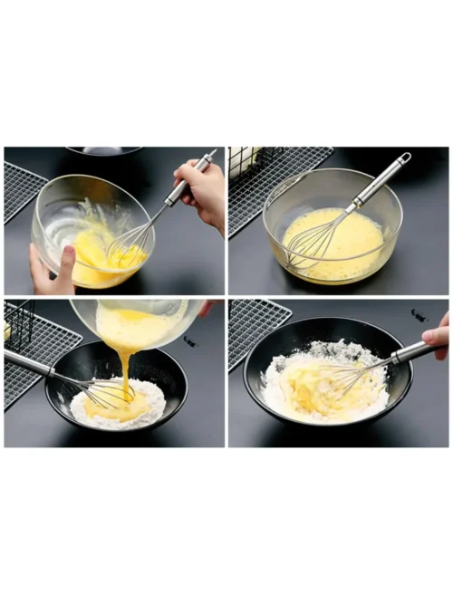 Durable Stainless Steel Egg Whisk | Your Kitchen Tool for Mixing and Blending