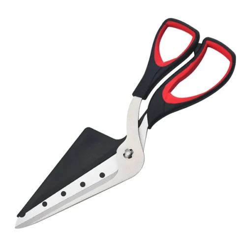 Professional Pizza Scissors with Stainless Steel Blade, Pizza Cutter Scissors for Easy Cutting and Serving