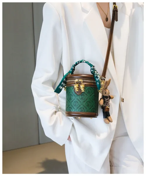 Spacious Cylinder Bucket Crossbody Bags - Stylish and Versatile for Women