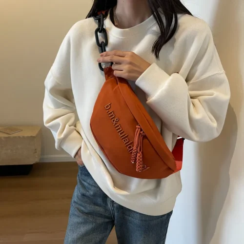 Half-Moon Fanny Packs - Trendy PU Leather Bags for Fashionistas