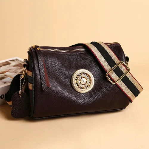 Luxury Designer Genuine Leather Handbags for Women - Fashion Shoulder Bags