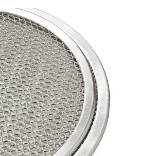 Aluminum Mesh Pizza Screen - Round Baking Tray for Thin Crust Pizzas