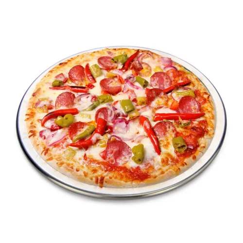 Aluminum Mesh Pizza Screen - Round Baking Tray for Thin Crust Pizzas
