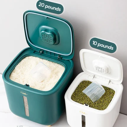 Keep Your Grains Fresh and Pest-Free with a Moisture-Proof, Insect-Proof Rice Box – Ideal for 5/10KG Storage