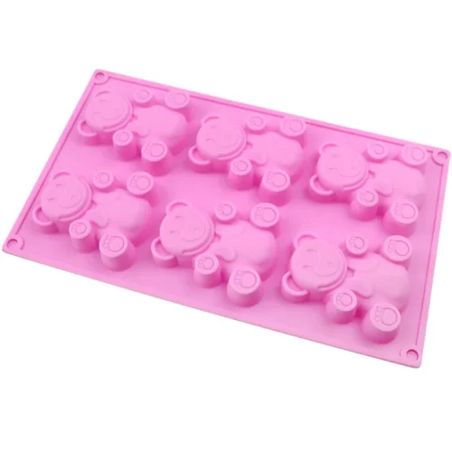 Bear Shaped Silicone Candy Molds for Chocolates Baking and Cake Decorations