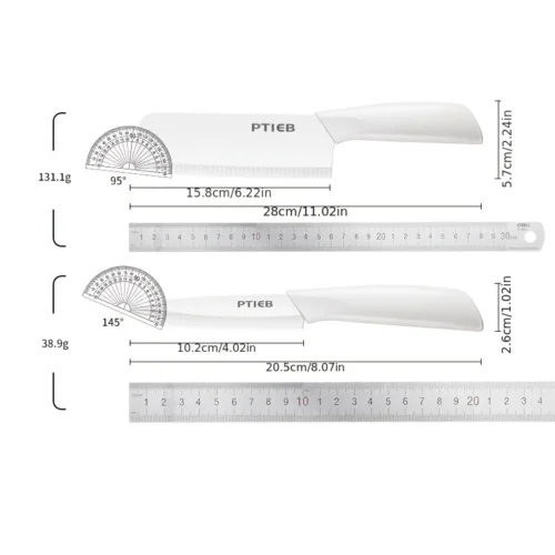 High-Quality Ceramic Fruit Knife Set with Sharp Peeler | Portable & Precise