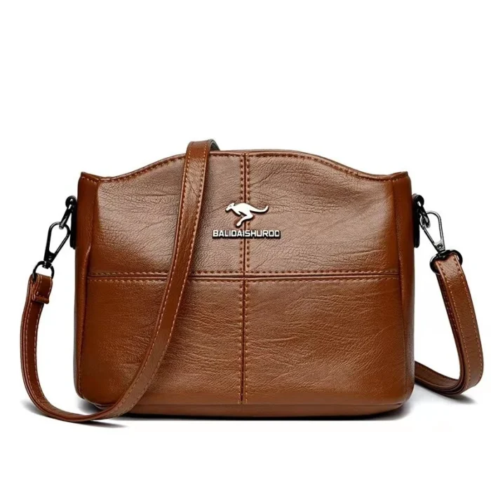 Chic Handbags / High-Quality Soft Leather Shoulder Bag for Women -Fashion Crossbody Bags