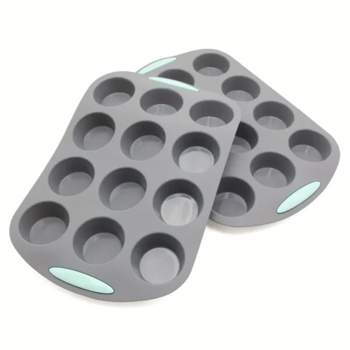 Heat-Resistant Silicone Bakeware Set – Loaf, Bread, Muffin, Donut, and Cake Trays for Oven Baking