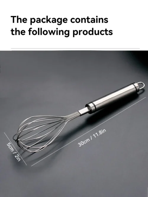 Durable Stainless Steel Egg Whisk | Your Kitchen Tool for Mixing and Blending