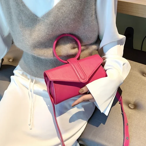 Designer Crossbody Bags - Candy-Colored Shoulder Bags for Women