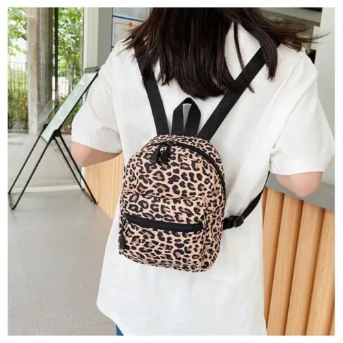 High Capacity Mini Backpack – Stylish Nylon Rucksack for Fashionable Casual Use