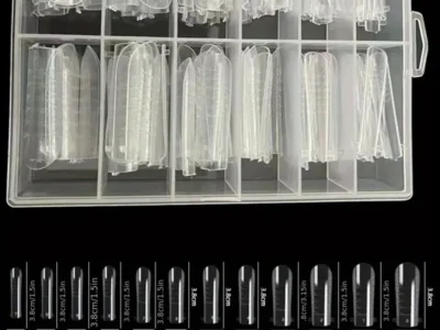 Poly Extension Gel Dual Nail Forms - 120 Clear Tips