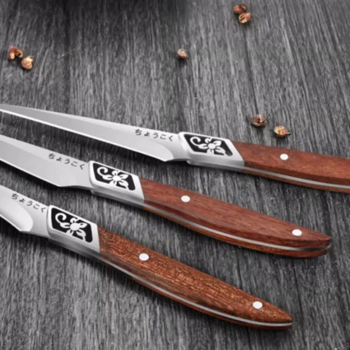 Chef Carving Knife Set - Precision Fruit and Vegetable Carving Tools for Creative Kitchen Use