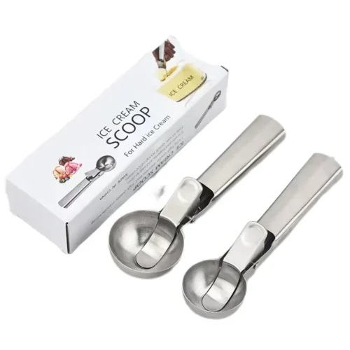 Versatile Stainless Steel Scoop | Ideal for Ice Cream and Fruit