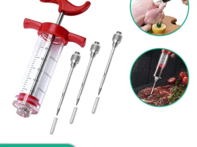 Flavor Needle Marinade Injector – Perfect BBQ Meat Syringe for Tender, Juicy Dishes