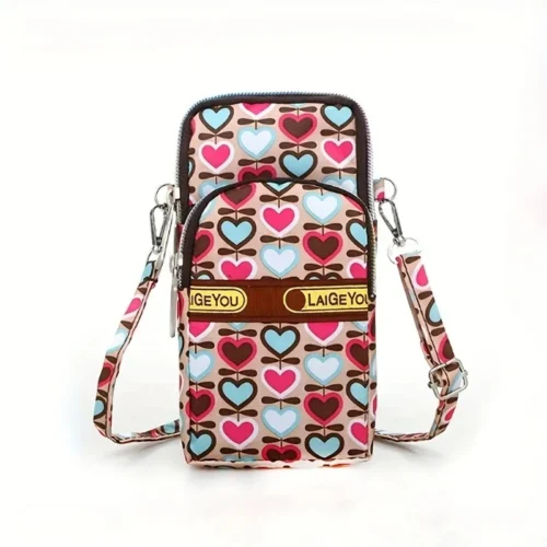 New Mobile Phone Bag Female Mini Crossbody Bag Shoulder Messenger Bag Wrist Coin Purse Leisure Forearm Bag Women for Handbags