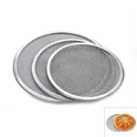 Aluminum Round Mesh Pizza Screen in 15/23/38-inch Sizes - Thin Crust Baking Tray with Mesh for Perfect Pizza Crust - Essential Pizza Baking Tool
