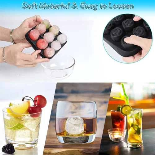 3D Rose Ice Molds: Create Stunning Flower-Shaped Ice Cubes for Cocktails and Drinks