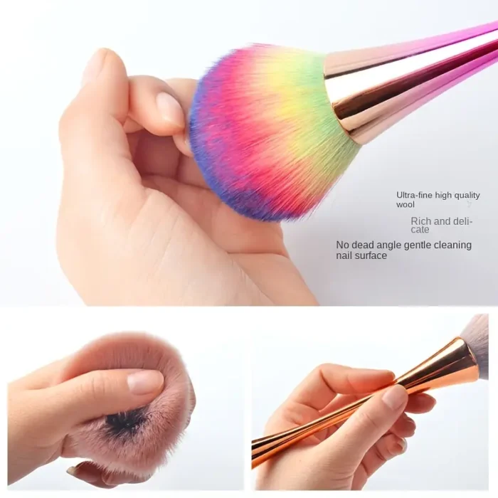 Manicure Dust Brush: Small Waist Makeup Brush, Ideal for Internet Celebrity Looks, Blush Application, and Loose Paint