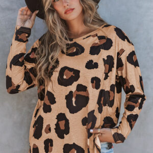 Leopard Print Long Sleeve Top - A Wild and Stylish Choice