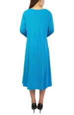 Maxi Full Color Dress with Long Sleeves Many Colors Available