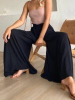 Effortlessly Stylish Wide-Leg Loose-Fit Casual Trousers for a Fashionable Look