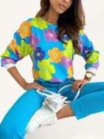 Euro-American Fashion Printed Shirt in Six Vibrant Colors