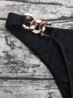 Sexy New Bikini Split Swimsuit with Fashion Ribbon Detail for Ladies