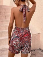 Stylish Women's Hollow Print Jumpsuit in the Latest Fashion