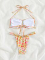 Floral Fantasy- Resort-Ready Sexy Bikini Swimwear