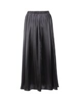 Elegant High-Waisted Satin Maxi Skirt