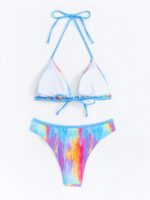 Sunset Shades-New Gradient Suspender Bikini for a Stylish Look