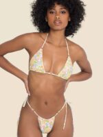 Metal Ring Straps Two-Piece Bikini for a Sexy Beach Look
