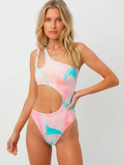 Off-Shoulder Bikini- Stylish and Sexy Printed Swimwear