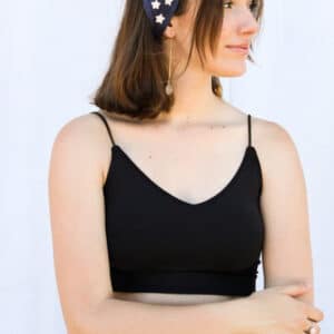 Crocheted American Flag Hair Bandana- Show Your Patriotic Style with Handcrafted Elegance