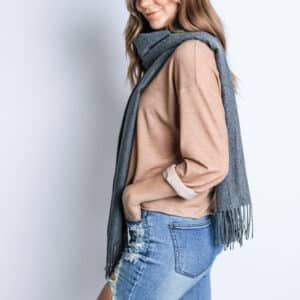 Cashmere Feel Long Scarf- Wrap Yourself in Cozy Elegance