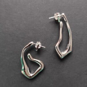 925 Silver Retro Trend, Simple Ins New Style Venom Earrings