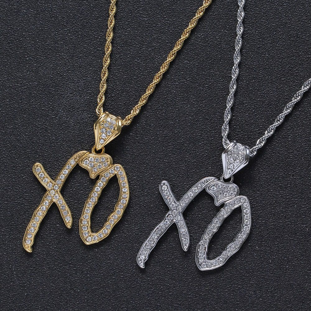 Urban Chic- Hip Hop Letter Pendant Necklace for Streetwear Style