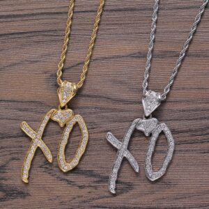 Urban Chic- Hip Hop Letter Pendant Necklace for Streetwear Style