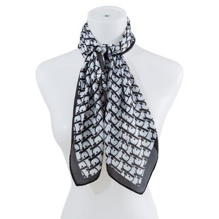 Luxurious Silk Scarf with Versatile Patterns- Elevate Your Style with Timeless Elegance
